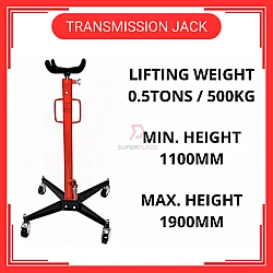 500kg 30kg Single Pump Telescopic Tall Transmission Jack Gearbox Jack Engine Jack 