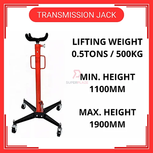 500kg 30kg Single Pump Telescopic Tall Transmission Jack Gearbox Jack Engine Jack 