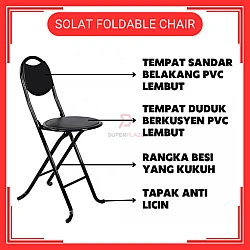 Kerusi Lipat Solat Foldable Chair Good Quality