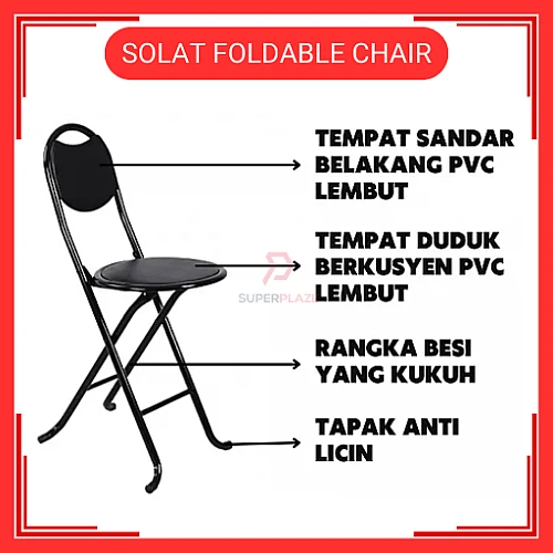 Kerusi Lipat Solat Foldable Chair Good Quality