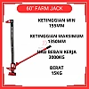 60 Inches High Farm Jack Lift Jack 4x4 Recovery Off Road Jack