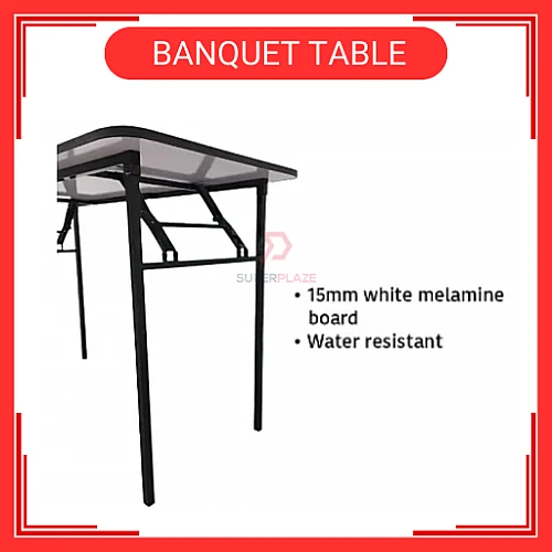 120cm x 45cm x 76cm Banquet Table Foldable Table Meja Jamuan Meja Boleh Lipat 