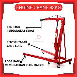 83kg Engine Crane Hidraulik Kren Enjin