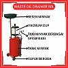 80Liter Waste Oil Extractor Drainer With Vacuum Cup Pengekstrak Minyak Sisa Waste Oil Drainer