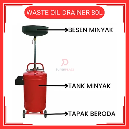 80Liter Manual Waste Oil Drainer 