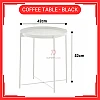 Black Coffee Table Tray Table Removable Tray Top  Side Table Coffee Table Meja Tepi Sofa Meja Kecil