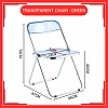 Green Transparent Chair Acrylic Dining Chair Ins Stool Fashion Trending Make Up Chair