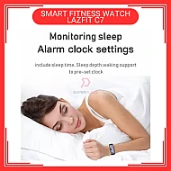 LAZFIT C7 Black Colour Smart Band Fitness Tracker BraceletSports Smart Watch 