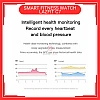 LAZFIT C7 Red Colour Smart Band Fitness Tracker BraceletSports Smart Watch 