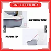 Pink Color European Style Full Cover Cat Toilet Cat Litter Box Pink Color Bekas Pasir Kucing Cat Litter Boxes Warna