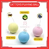 Pink Colour Catnip Cat Toys Playing Ball with Animal Sound Bola Mainan Kucing Warna Pink