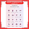 LAZFIT C7 Pink Colour Smart Band Fitness Tracker BraceletSports Smart Watch	