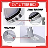 Blue Color European Style Full Cover Cat Toilet Cat Litter Box Bekas Pasir Kucing Cat Litter Boxes Warna Biru