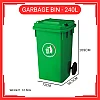 240 Liter Plastic Dustbin Tong Sampah