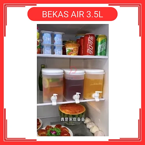 Bekas Air 3.5L Cold Kettle with Faucet Beverage Dispenser with Spigot Dispenser for Making Juice