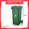 120 Liter Plastic Dustbin Tong Sampah