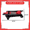 Floor Jack 3 Ton Heavy Duty 24KG Jek Tayar Kereta 3T 24KG Hydraulic Jack Kereta