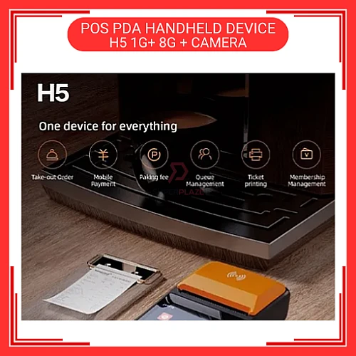 SUUDEN H5 Android 8.1 1G Plus 8G Plus Camera Handheld POS PDA Receipt Printer Grabfood Foodpanda Shopeefood Machine
