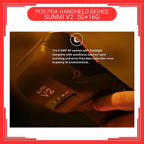 SUNMI V2 2G Plus 16G 4G WiFi Android 7.1 Mobile Handheld POS PDA Grabfood Foodpanda Shopeefood Machine