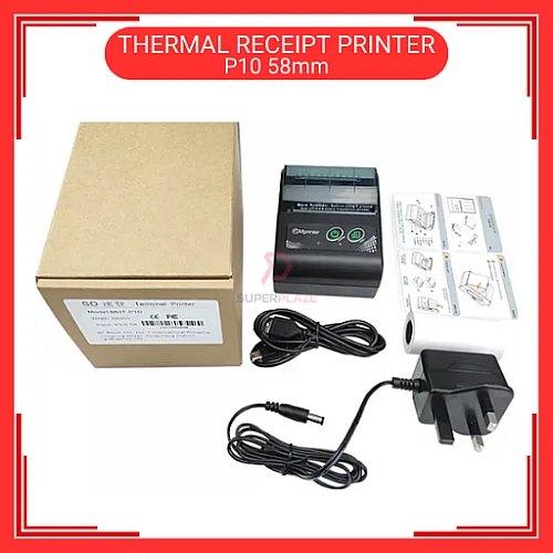 58mm Portable Thermal Receipt Printer SRS Bluetooth Receipt Printer Topup Payhere POS Barcode