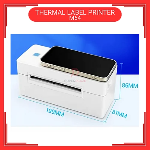 M64 USB Bluetooth Desktop Shipping Thermal Label Printer