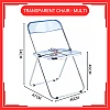 Transparent Chair Acrylic Dining Chair Multi Colour