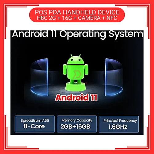 SUUDEN H8C Android 11 2G Plus 16G Camera NFC Handheld POS Terminal Receipt Printer Grabfood Foodpanda Shopeefood Machine