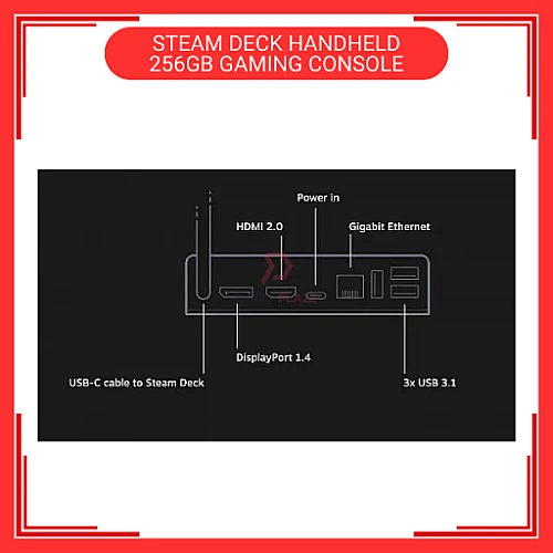 Ready Stock 256GB Original Valve Steam Deck Handheld Gaming Console 256GB Brand New Set Support Window Steamdeck