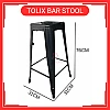 Kerusi Tinggi Kerusi Besi Tolix Metal High Bar Stool