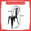 Kerusi Tolix Kerusi Besi Metal Chair