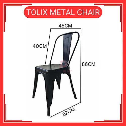Kerusi Tolix Kerusi Besi Metal Chair