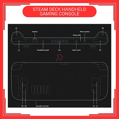 64GB 256GB 512GB Ready Stock Original Valve Steam Deck Handheld Gaming Console Brand New Set Support Window Steam Deck