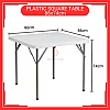 86cm Plastic Square Table Meja Lipat Empat Segi Portable Square Table For Restaurant Camping