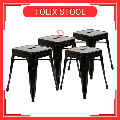 30x46cm Tolix Stool Indoor Outdoor Metal Chair