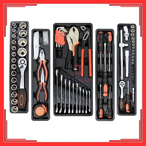 B085 - 85pcs Hand Carry Combination Tool Set Heavy Duty Tools Box