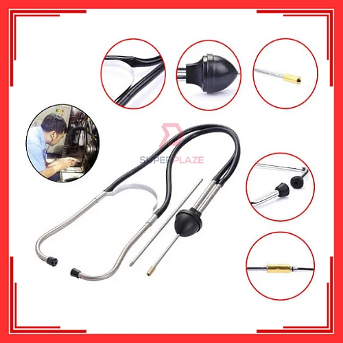 1007 Mechanic Stethoscope Engine Noise Block Diagnostic Hearing Tester Tool