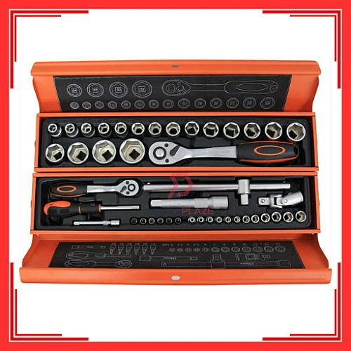 B085 - 85pcs Hand Carry Combination Tool Set Heavy Duty Tools Box