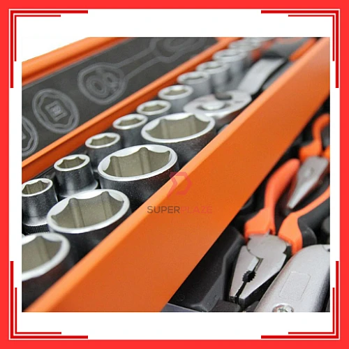 B085 - 85pcs Hand Carry Combination Tool Set Heavy Duty Tools Box