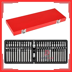 54pcs Bit Set Bits Serrated Hex Key With Box CRV Torx Hex Star Screwdriver Bit Socket Adapter